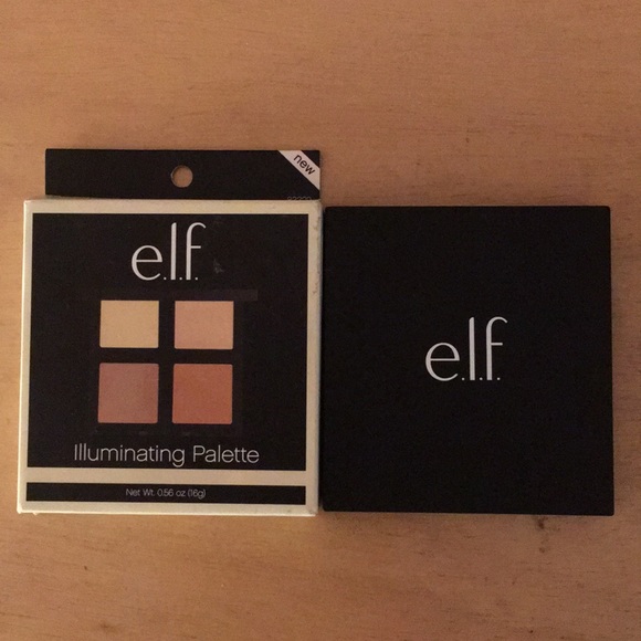 New Elf Illuminating Palette With Mirror 4 Shades
